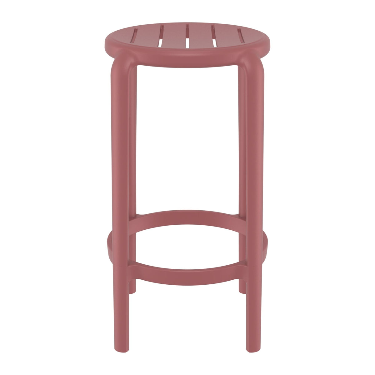 Tom Marsala Red Bar Stool 65cm