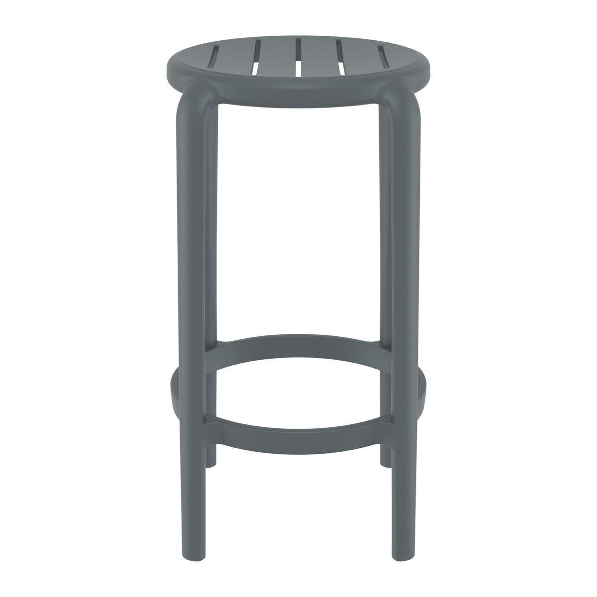 Tom Dark Grey Bar Stool 65cm