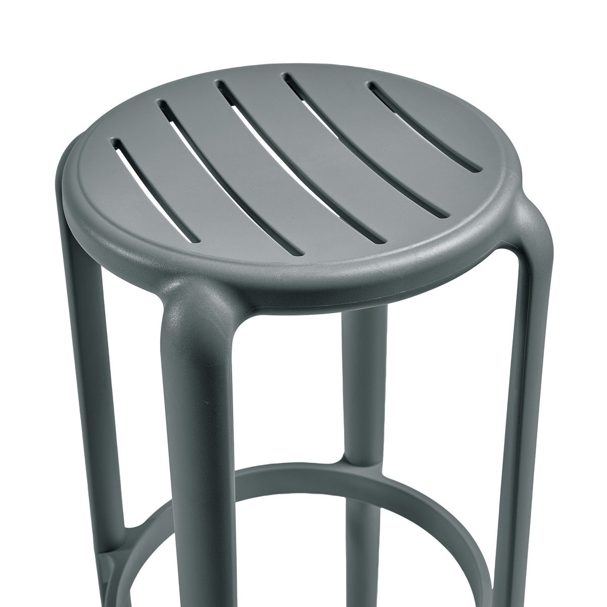 Tom Dark Grey Bar Stool 65cm