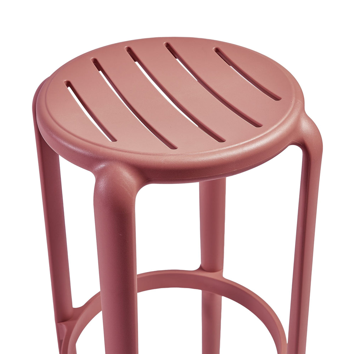 Tom Marsala Red Bar Stool 75cm