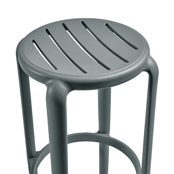 Tom Dark Grey Bar Stool 75cm