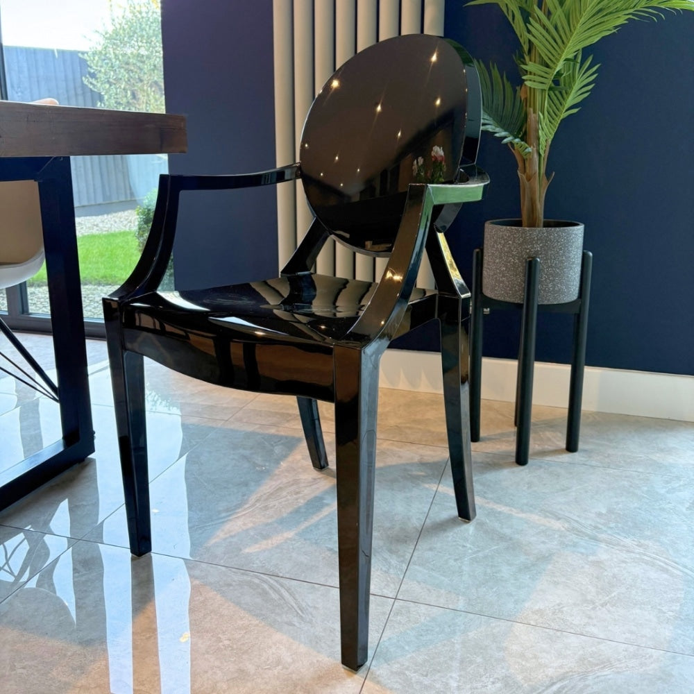 Ghost Style Plastic Louis Armchair