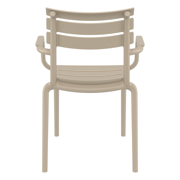 Paris Taupe Plastic Armchair