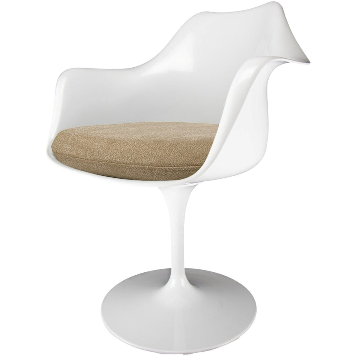Velveteen Beige Chelsea Armchair