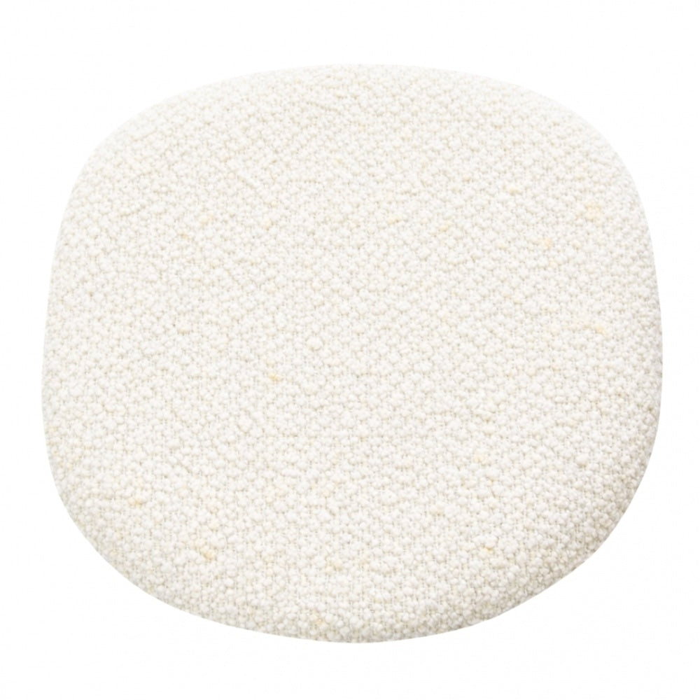 Black and Cream Bouclé Chelsea Side Chair