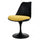 Black and Sunflower Yellow Chenille Chelsea Side Chair