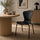 Hoxton Black Plastic Dining chair