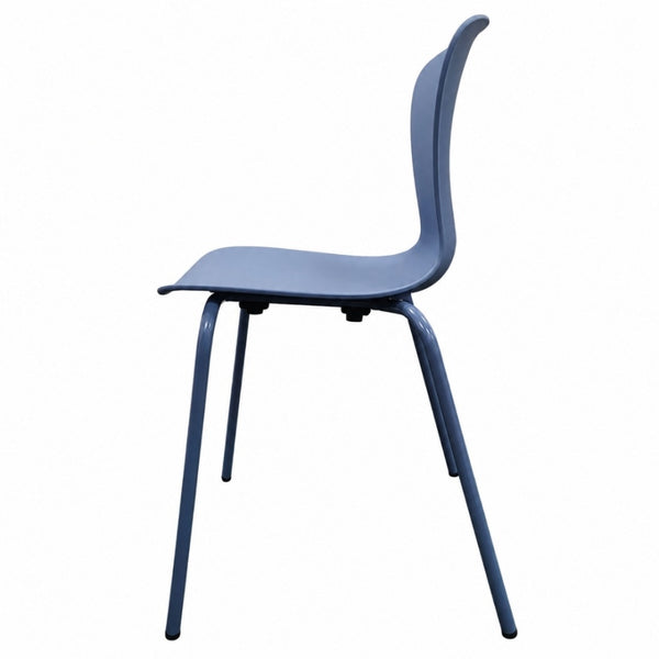 Hoxton Cornflower Blue Plastic Dining chair