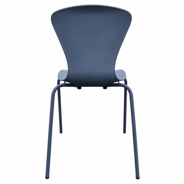 Hoxton Cornflower Blue Plastic Dining chair