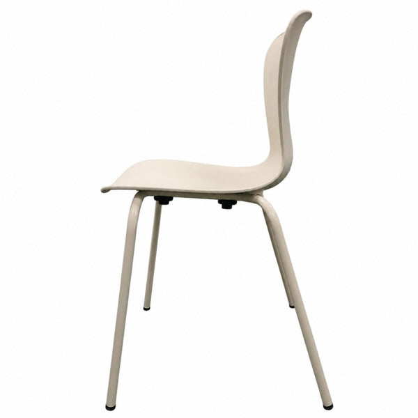 Hoxton Cream Plastic Dining chair