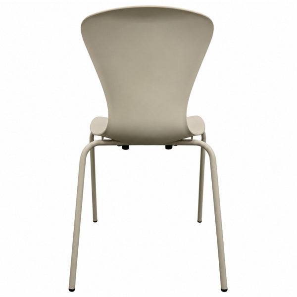 Hoxton Cream Plastic Dining chair