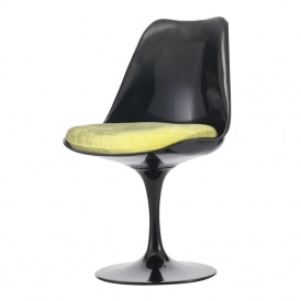 Black and Luxurious Yellow Chelsea Side Chair
