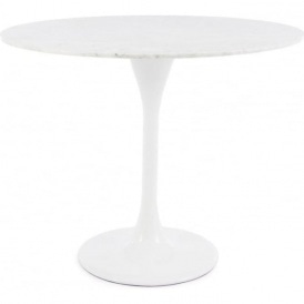Chelsea Set - Marble Medium Circular Table with Four Chairs - Various Colours