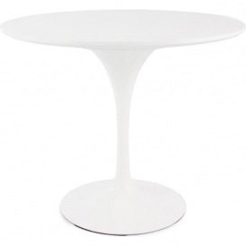 Chelsea Set - White Medium Circular Table with Two Chairs - Various Colours