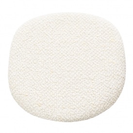 Cream Bouclé Chelsea Side Chair Cushion