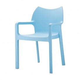 Diva Plastic Armchair - Various Colours available (PACK OF 2)