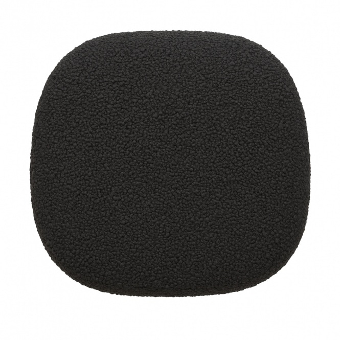 Fusion Living Charcoal Grey Bouclé Chelsea Armchair Cushion