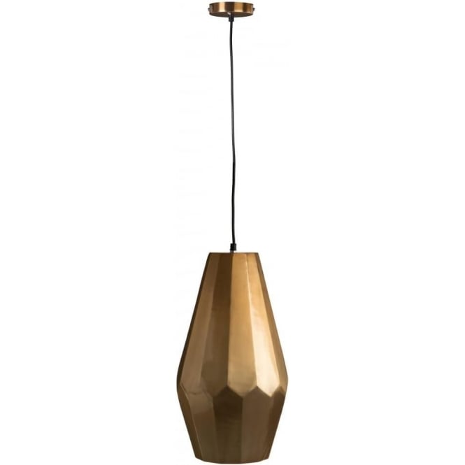 Fusion Living Geometric Medium Copper Pendant