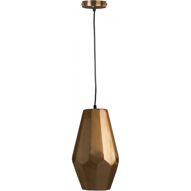 Fusion Living Geometric Small Copper Pendant