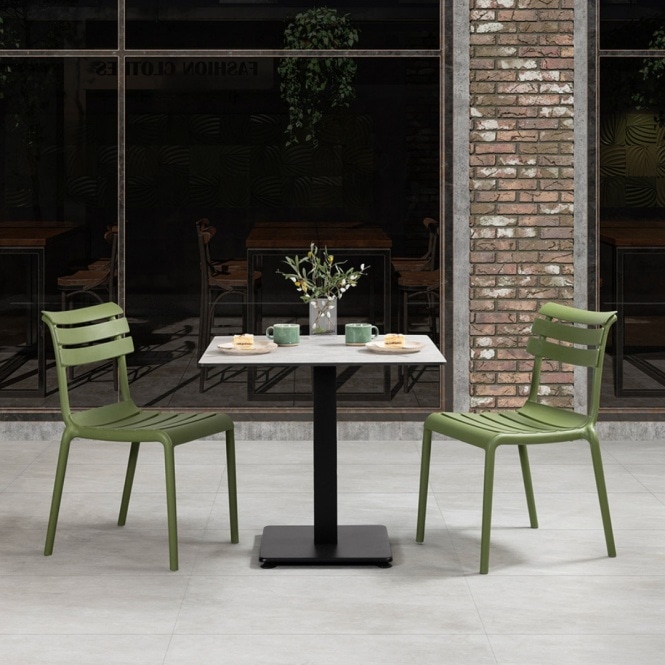 Fusion Living Helen Olive Green Side Chair