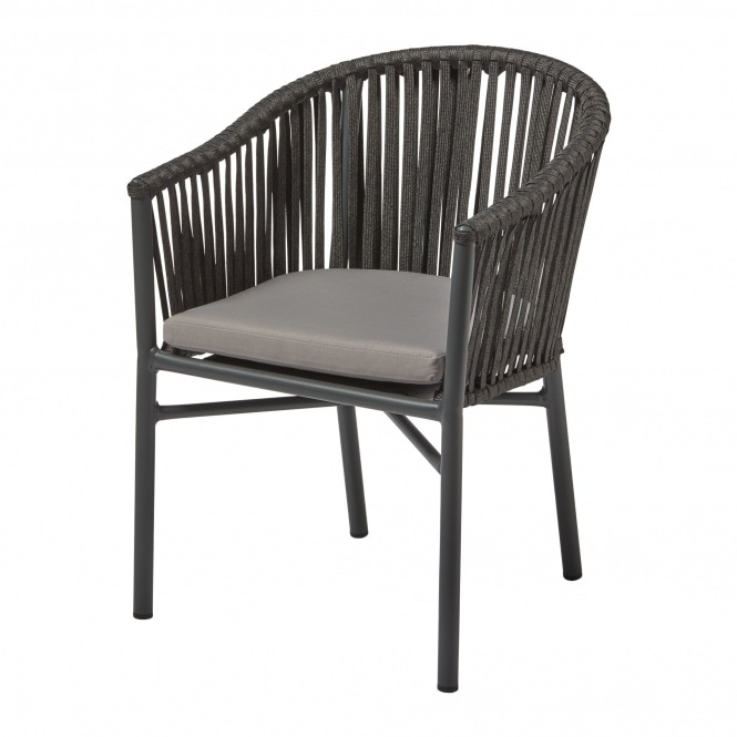 Fusion Living Holt Dark Grey Armchair