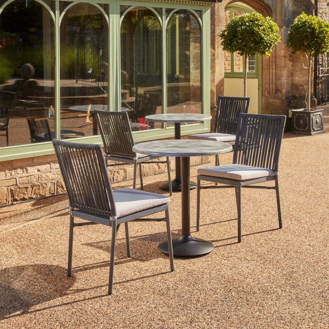 Fusion Living Holt Dark Grey Side Chair
