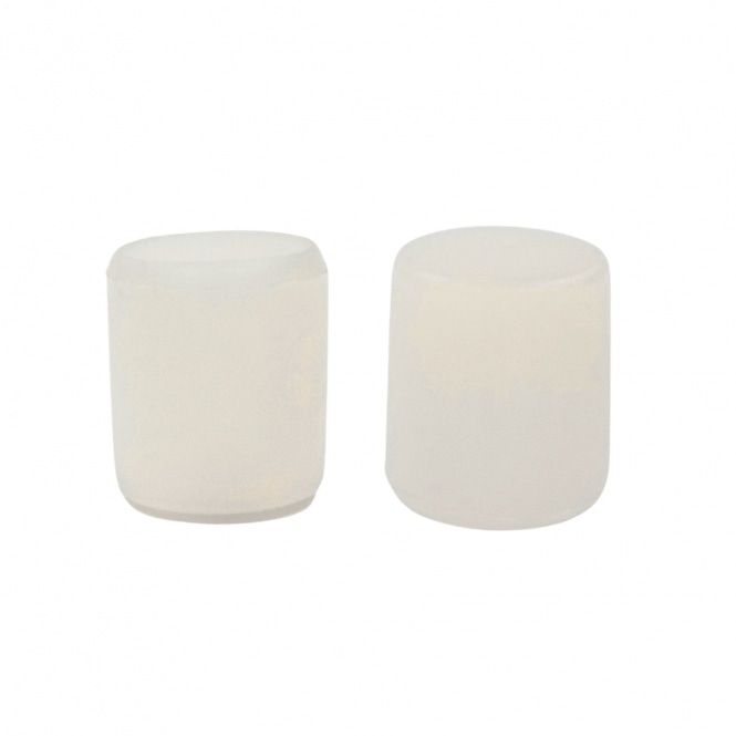 Fusion Living *RECOMMENDED* 4 x White Rubber Caps For Metal Legs/Floor Protection