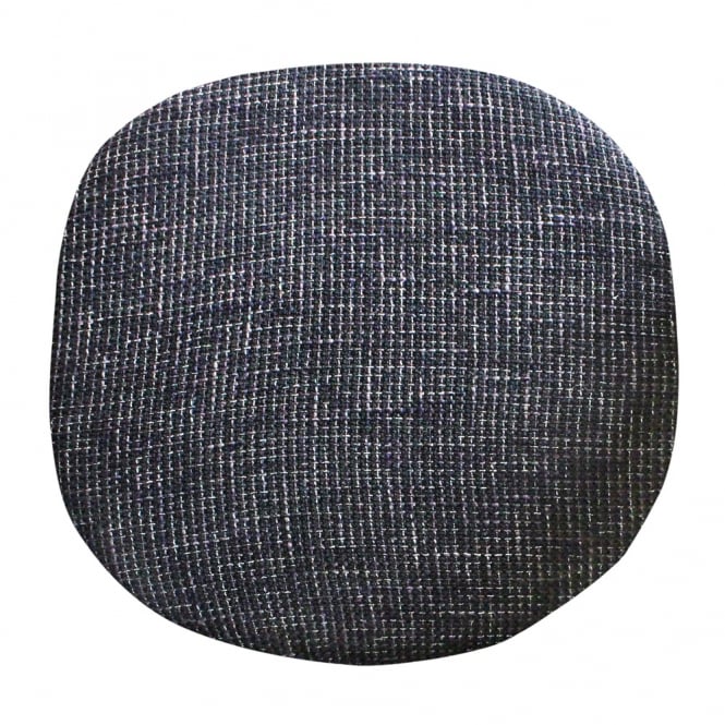 Fusion Living Textured Black Chelsea Armchair Cushion
