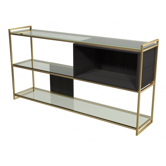 Gillmore Luxe - Low Bookcase In Various Oak Stains And Frame Finishes