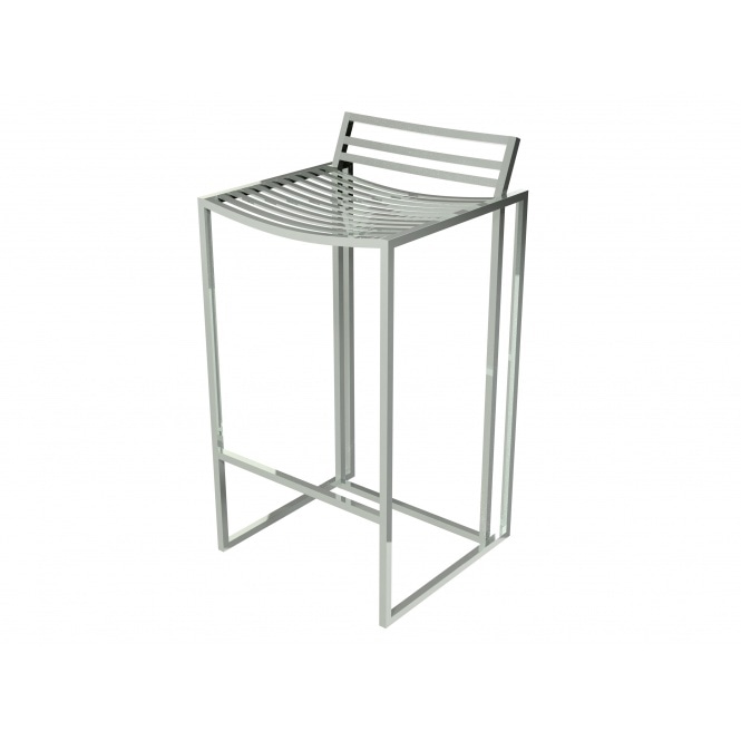 Gillmore Luxe - Metal Bar Stool With Frame Finish Options