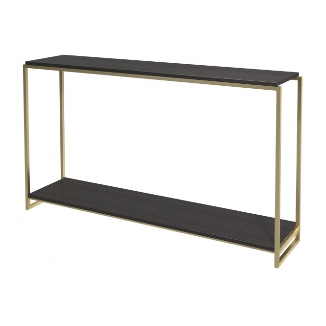 Gillmore Luxe - Narrow Console Table In Various Oak Stains And Frame Finishes