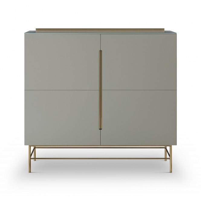 Gillmore Sleek - Contemporary Two Door High Sideboard With Various Colour Options