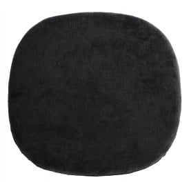 Luxurious Black Chelsea Side Chair Cushion