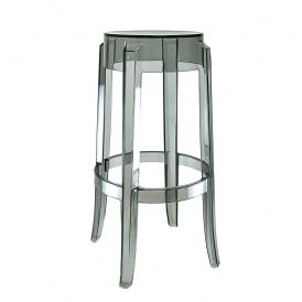 OUTLET Ghost Style Bar Stool Smoke Grey - 66cm