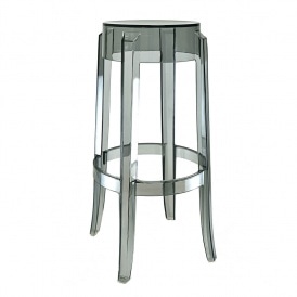OUTLET Ghost Style Bar Stool Smoke Grey - 76cm