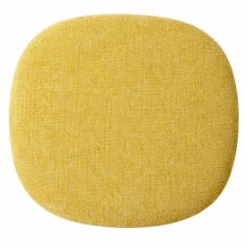 Sunflower Yellow Chenille Chelsea Side Chair Cushion