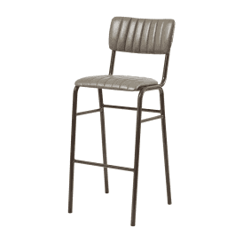 Tavo Vintage Dark Grey Bar Stool (PACK OF 2)
