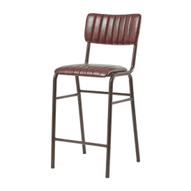 Tavo Vintage Red Mid Stool (PACK OF 2)