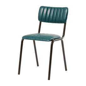 Tavo Vintage Teal Side Chair (PACK OF 2)