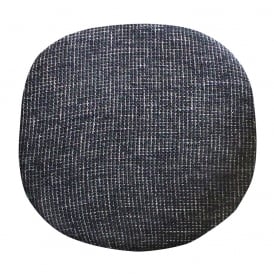 Textured Black Chelsea Armchair Cushion
