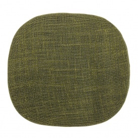 Textured Olive Green Chelsea Armchair Cushion