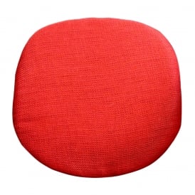 Textured Red Chelsea Armchair Cushion