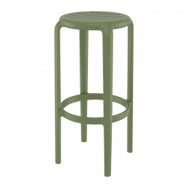 Tom Olive Green Bar Stool 75cm