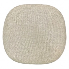 Velveteen Beige Chelsea Side Chair Cushion