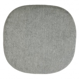 Fusion Living Velveteen Grey Chelsea Armchair Cushion