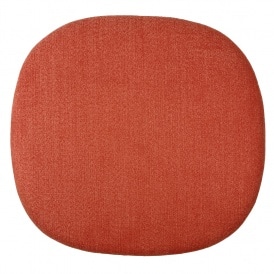 Velveteen Orange Chelsea Side Chair Cushion