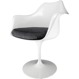 White and Luxurious Black Chelsea Armchair