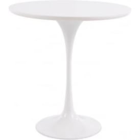 White Chelsea Circular Side Table