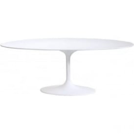 White Oval Chelsea Dining Table